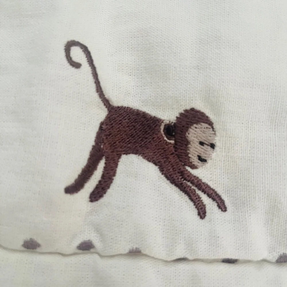 Lambs & Ivy Toddler linen blend safari quilt